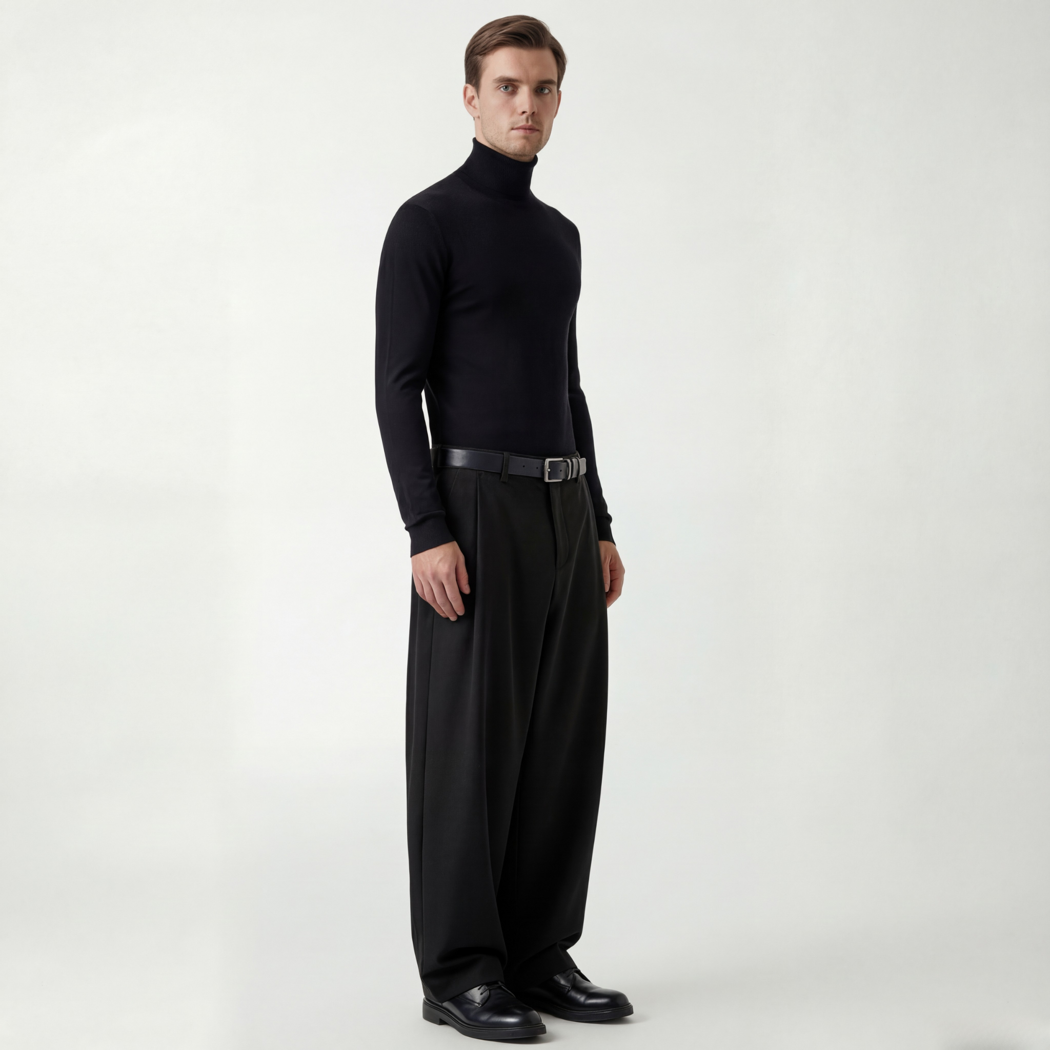 Relaxed Fit Pleated Trousers