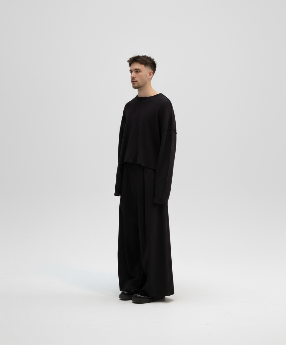 DOUBLE PLEATED TROUSERS