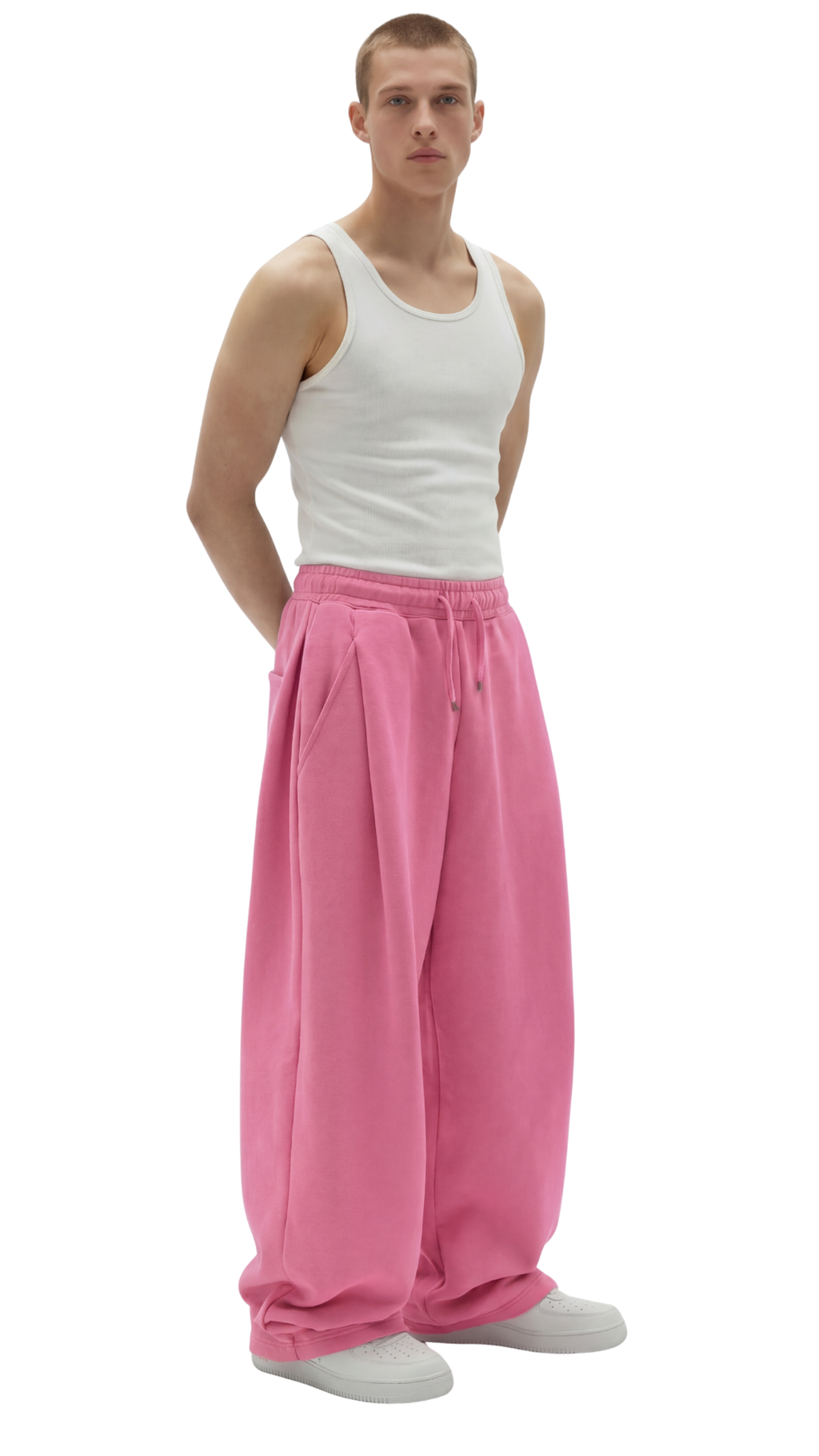 Two Tuck Pants (Pink)