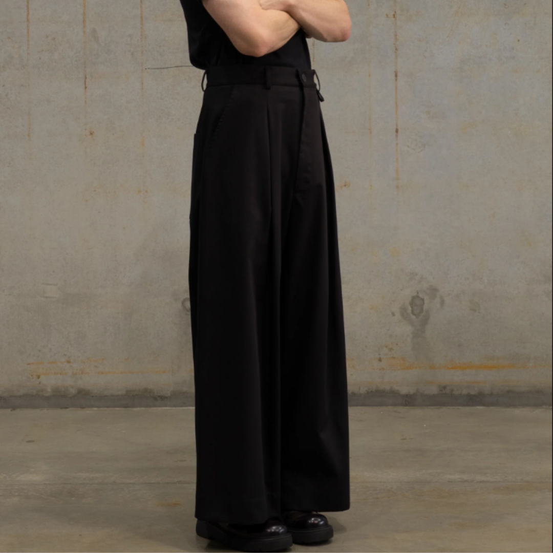 DOUBLE PLEATED TROUSERS