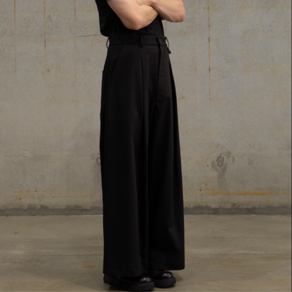 DOUBLE PLEATED TROUSERS