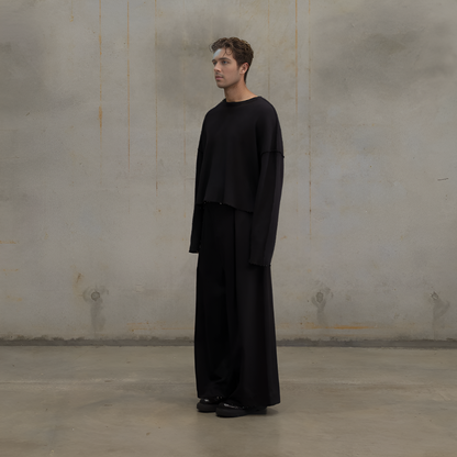 DOUBLE PLEATED TROUSERS