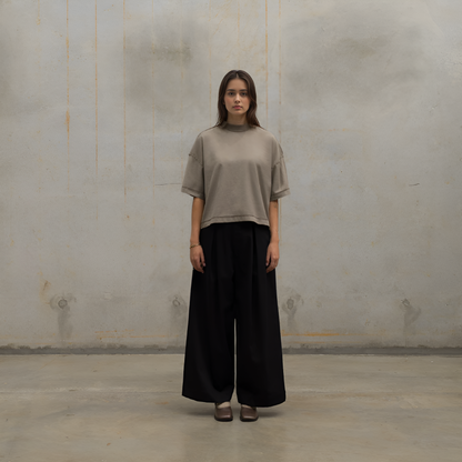 DOUBLE PLEATED TROUSERS