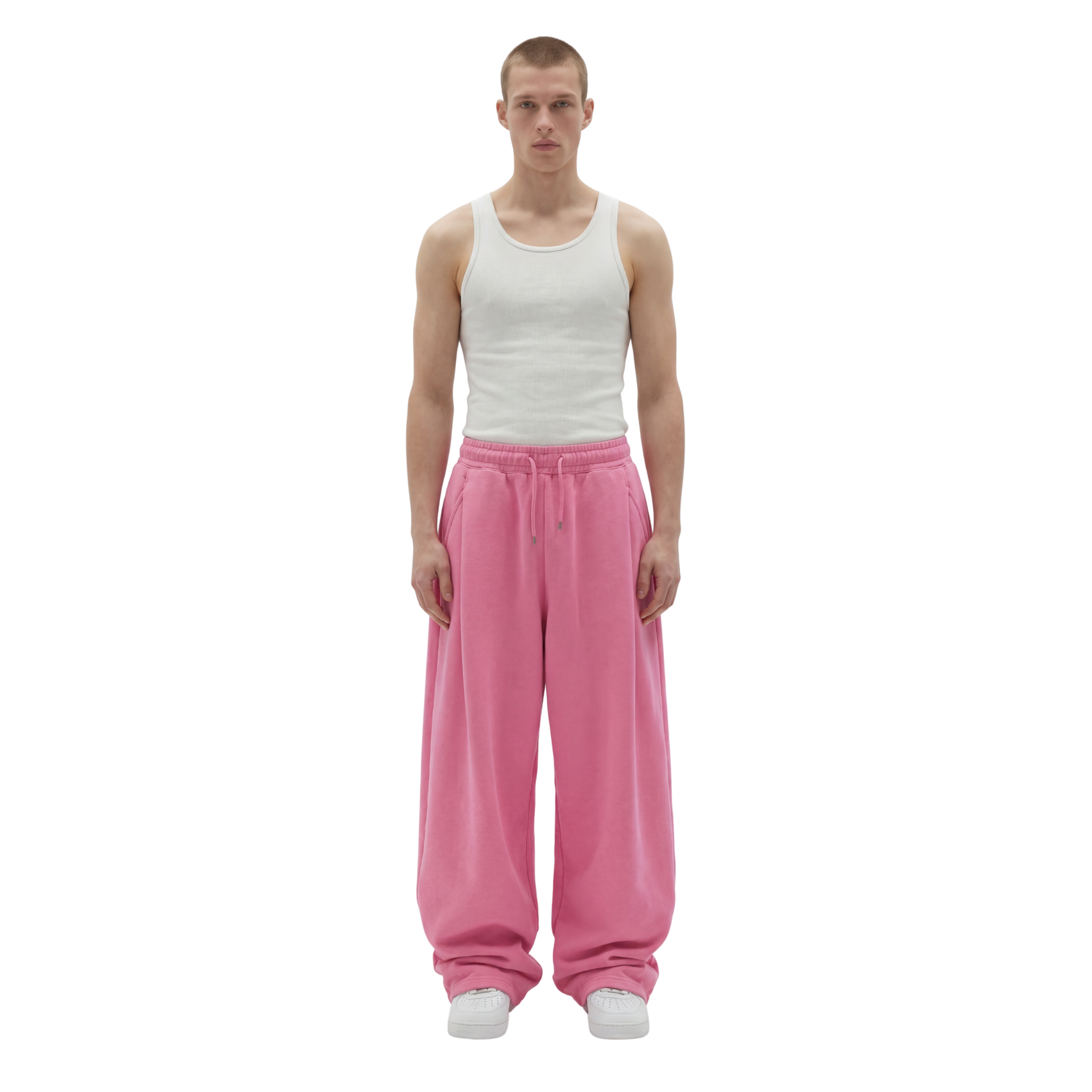Two Tuck Pants (Pink)