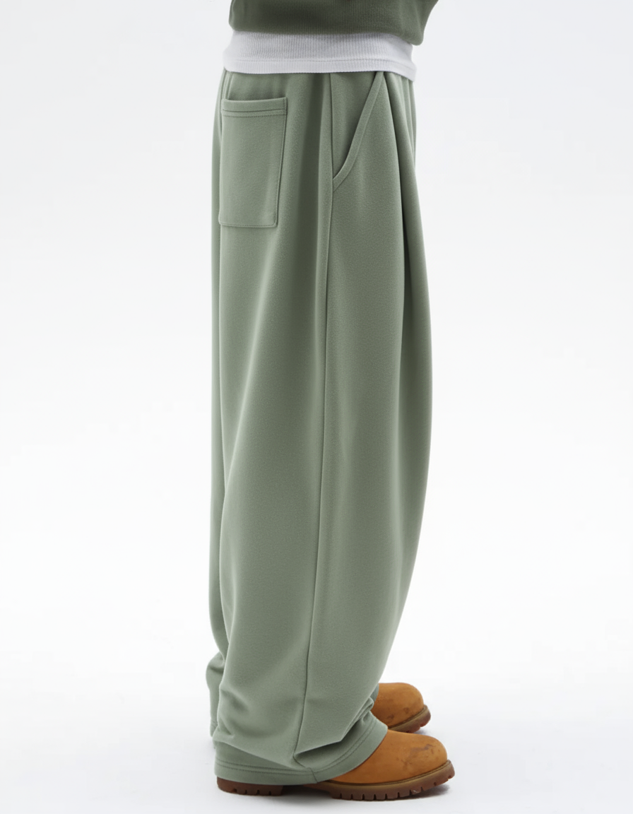 Two Tuck Pants (Olive)